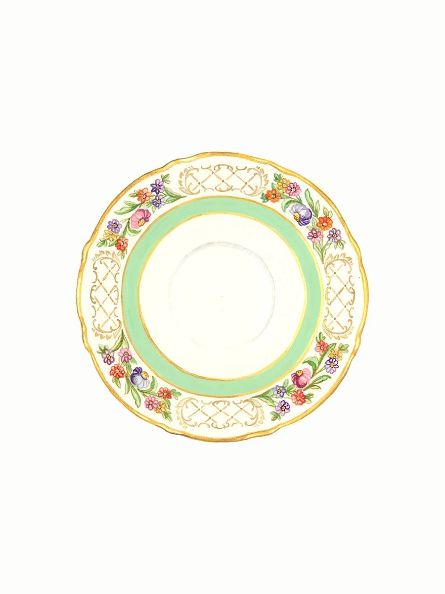 Tea Plate (Orange St)