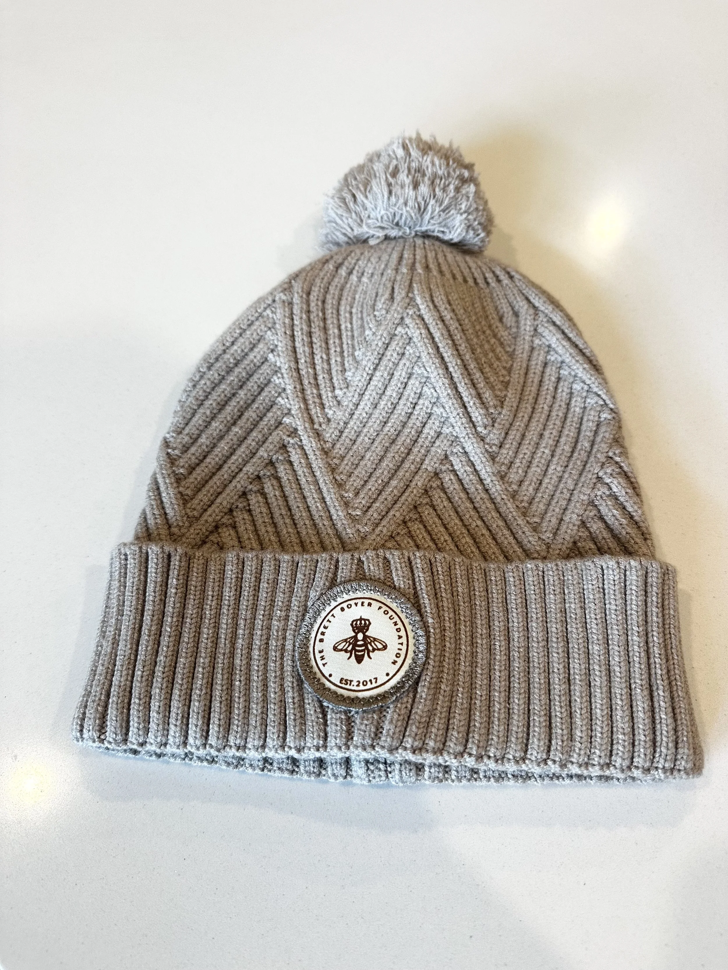Tan Brett Boyer Foundation Beanie