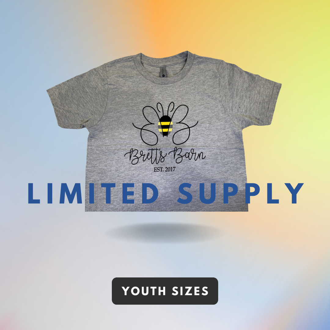Gray Brett's Barn Tee