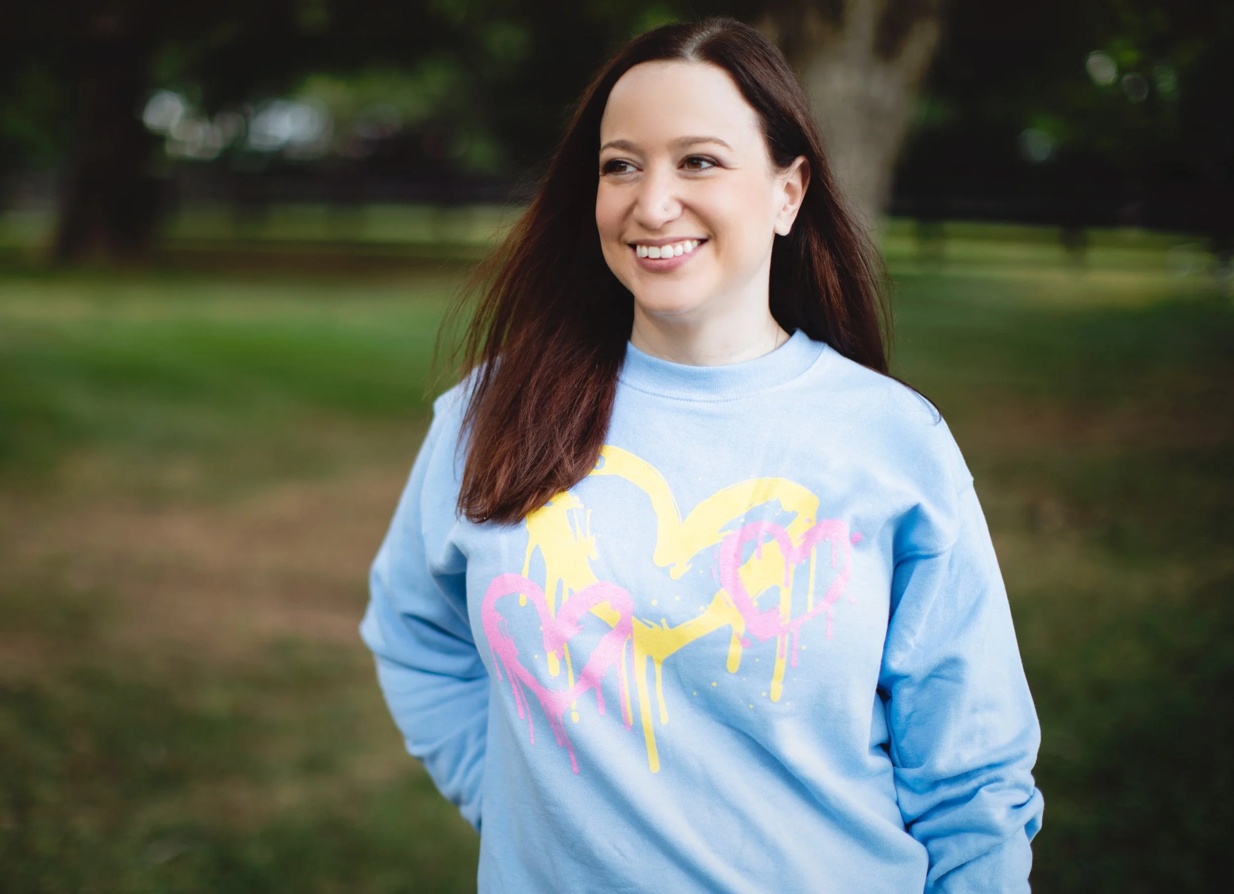 Graffiti Heart Crewneck