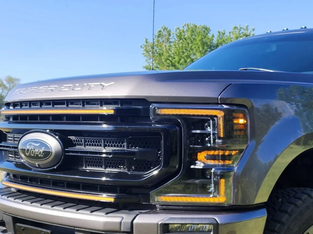 Grille on 2025 Ford F350 truck