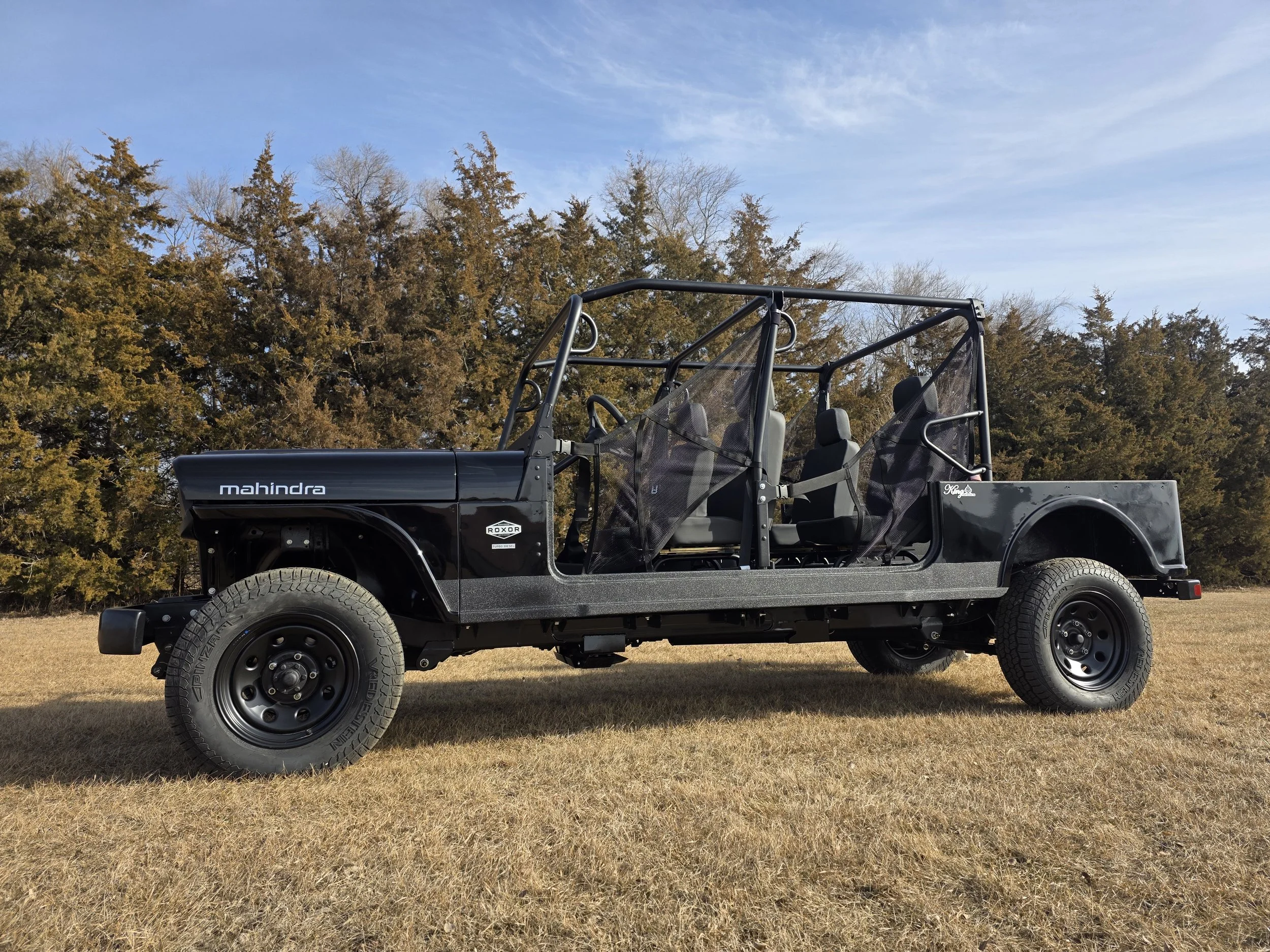 Production King Series® 4-Passenger Mahindra ROXOR with extended steel body