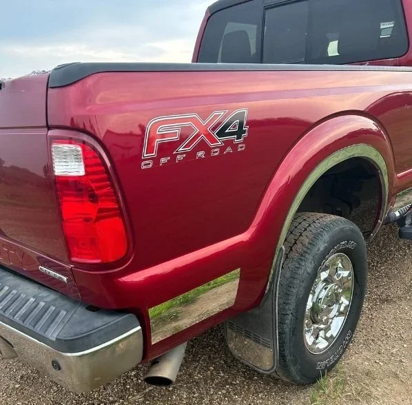 Red Ford Pickup, Fx4 Off Road