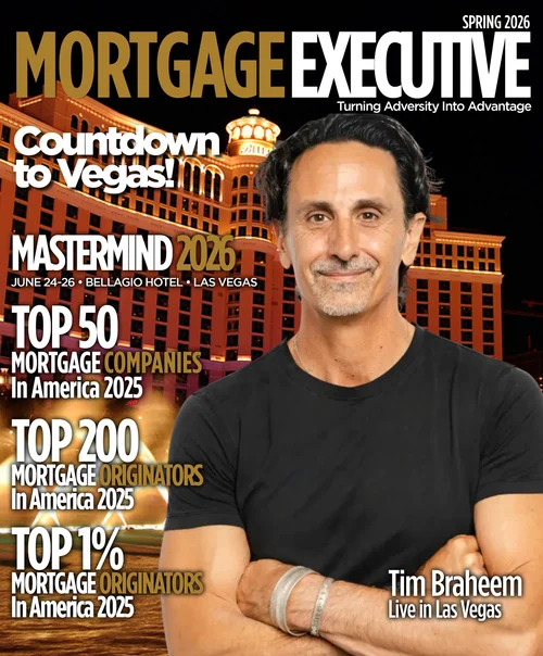Mortgage Executive Magazine, Spring 2026 cover