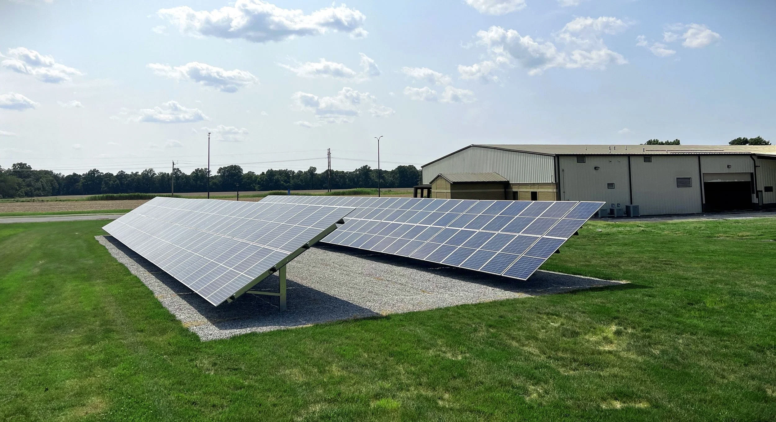 Solar Panels on Rend Lake College Campus