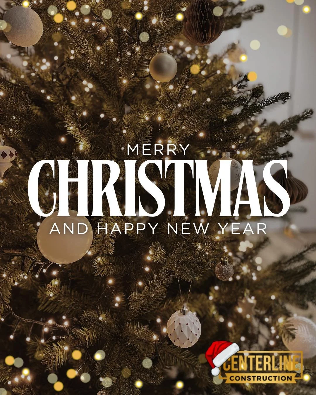 Merry Christmas and Happy New Year from the Centerline Construction team.

As we celebrate this season, we give thanks for our clients, partners, and community who have trusted us throughout the year. Most of all, we celebrate the true reason for Chr