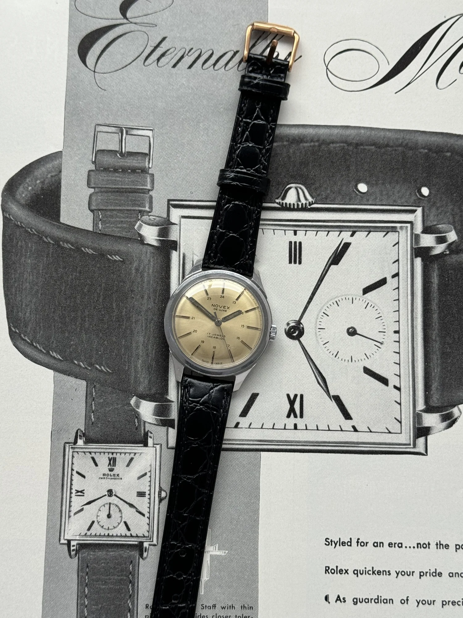 Norvex De Luxe 17-Jewel — Little King Watches