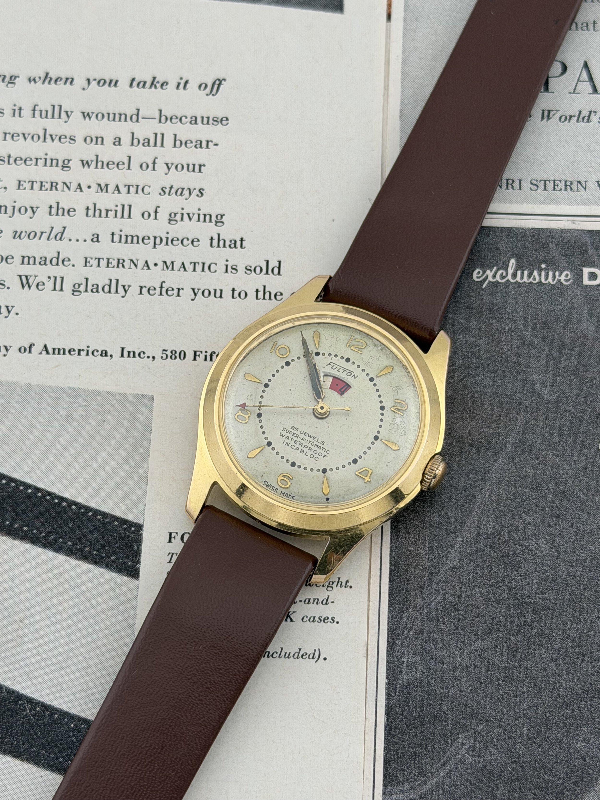 Fulton Power Reserve | Felsa 699 Permutator | Automatic | Circa Late 1950s