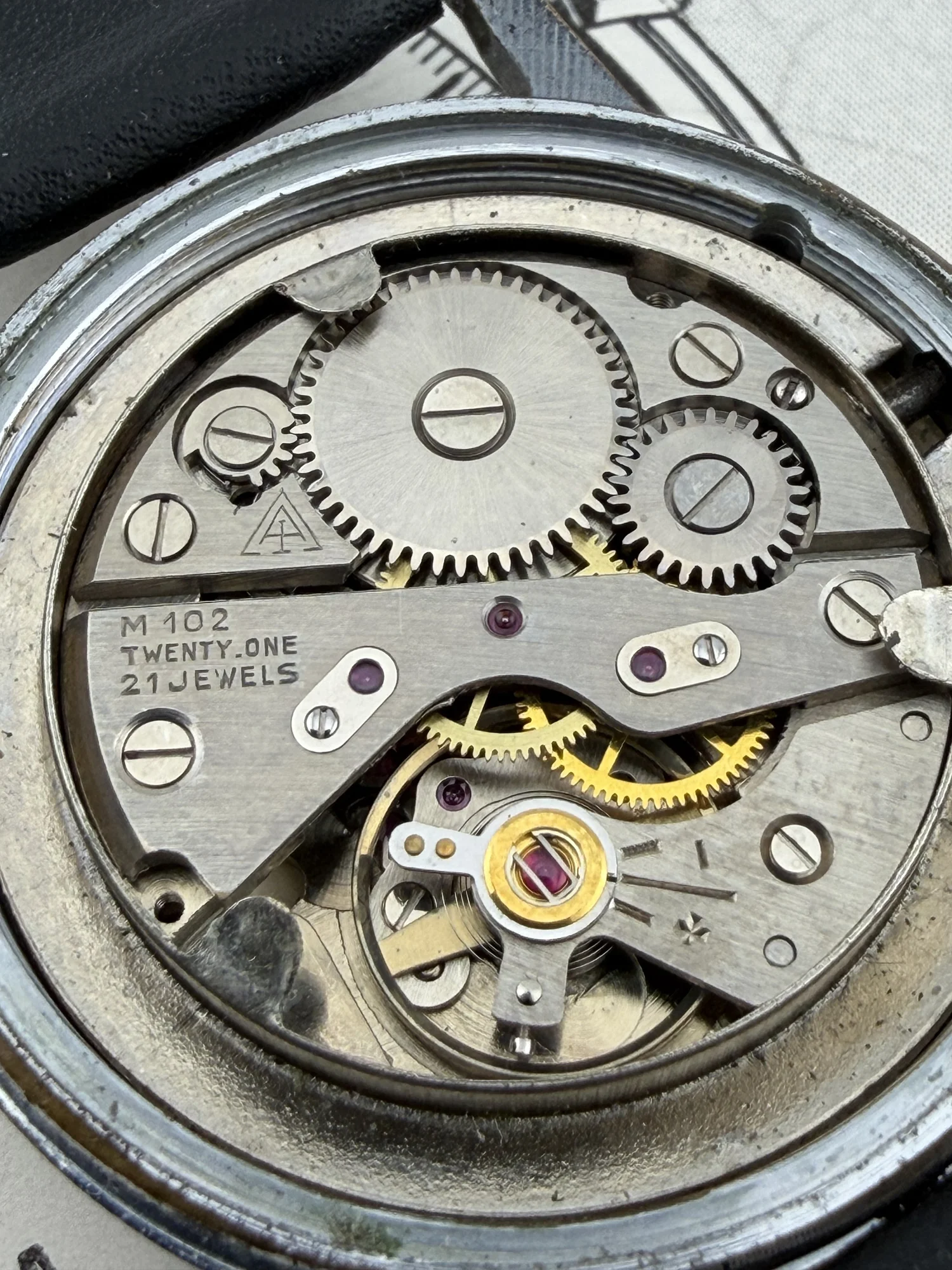 wdcc ガストン Westclox Manual Wind | 17 Jewels | Steel Case | Caliber ST 32