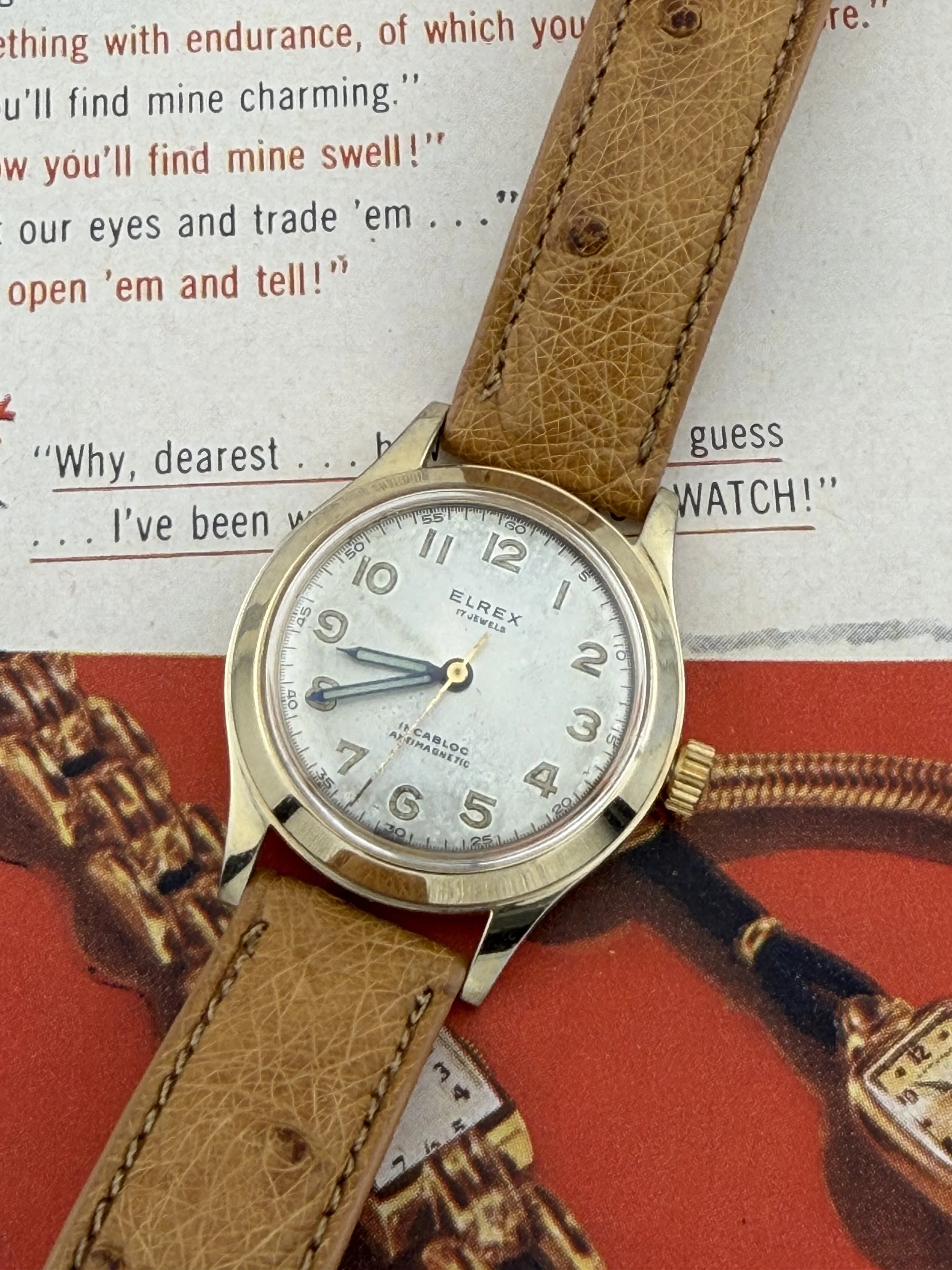 Elrex | 17 Jewel Manual Wind | Military-Inspired Dress Watch | Circa 1950s