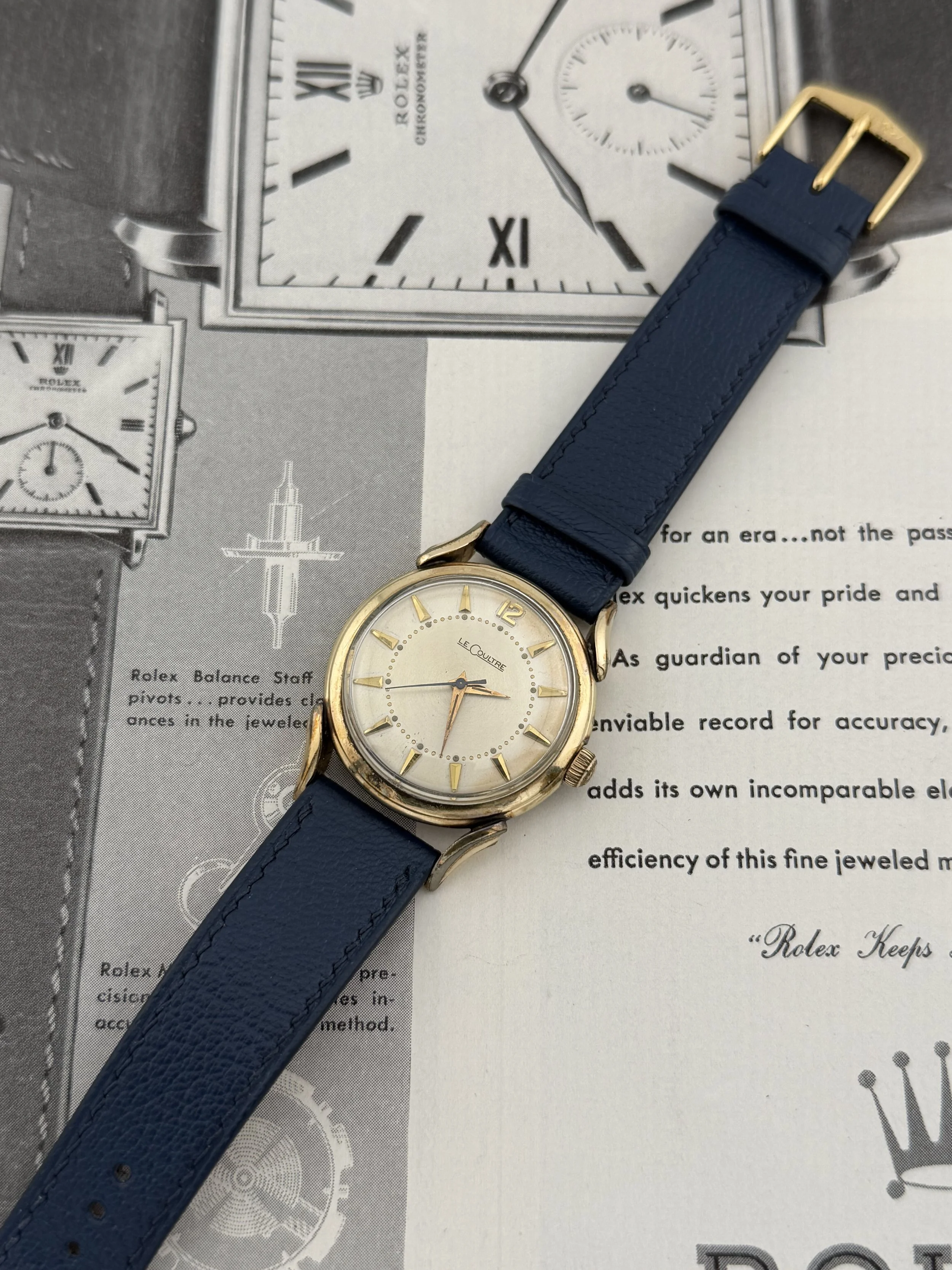 LeCoultre Manual Wind | 17 Jewel Swiss Movement | Mid-Century Dress Watch