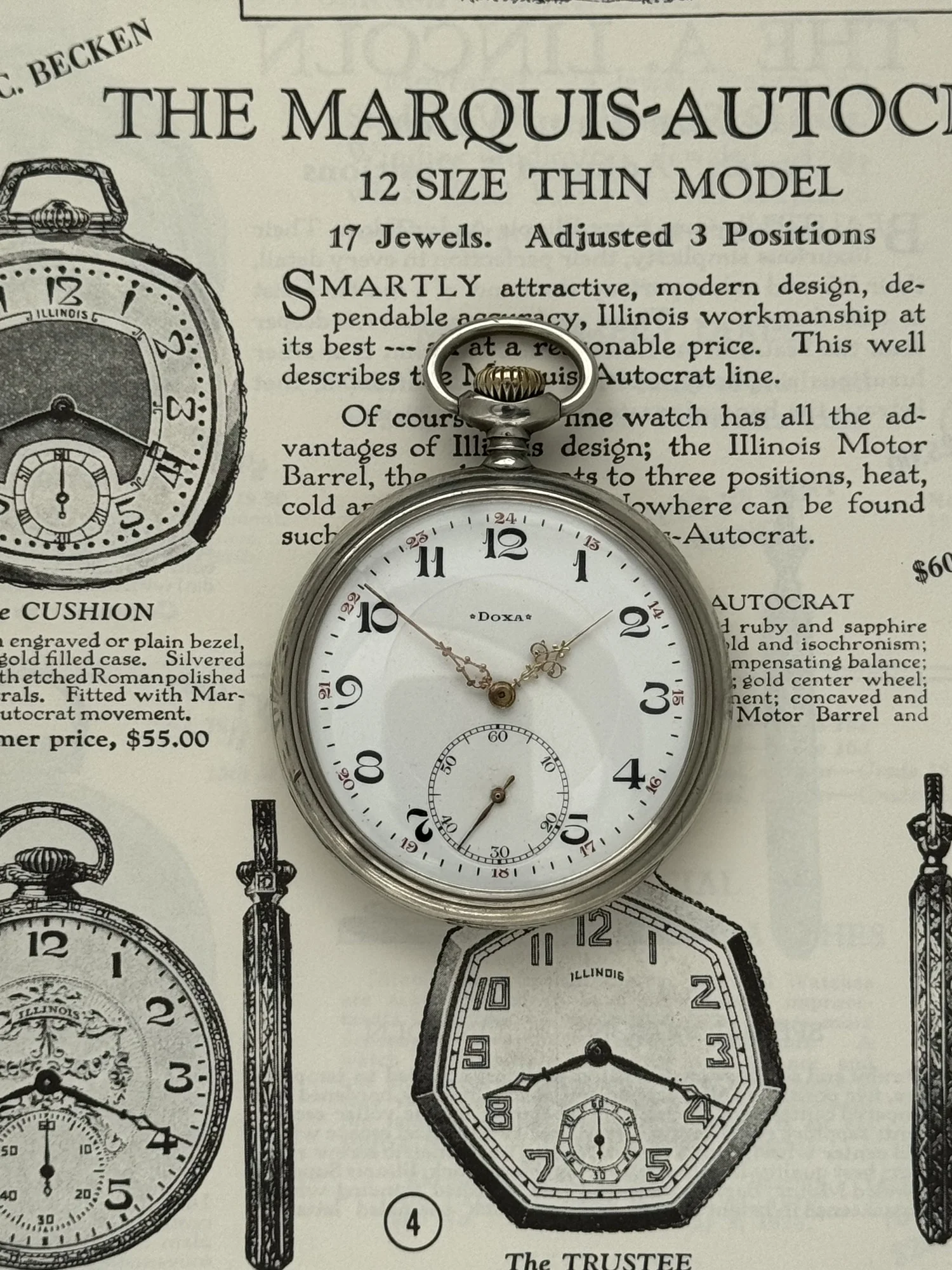 ❗️超希少❗️超美品❗️Swiss製DOXA懐中時計 DOXA Sub 300 