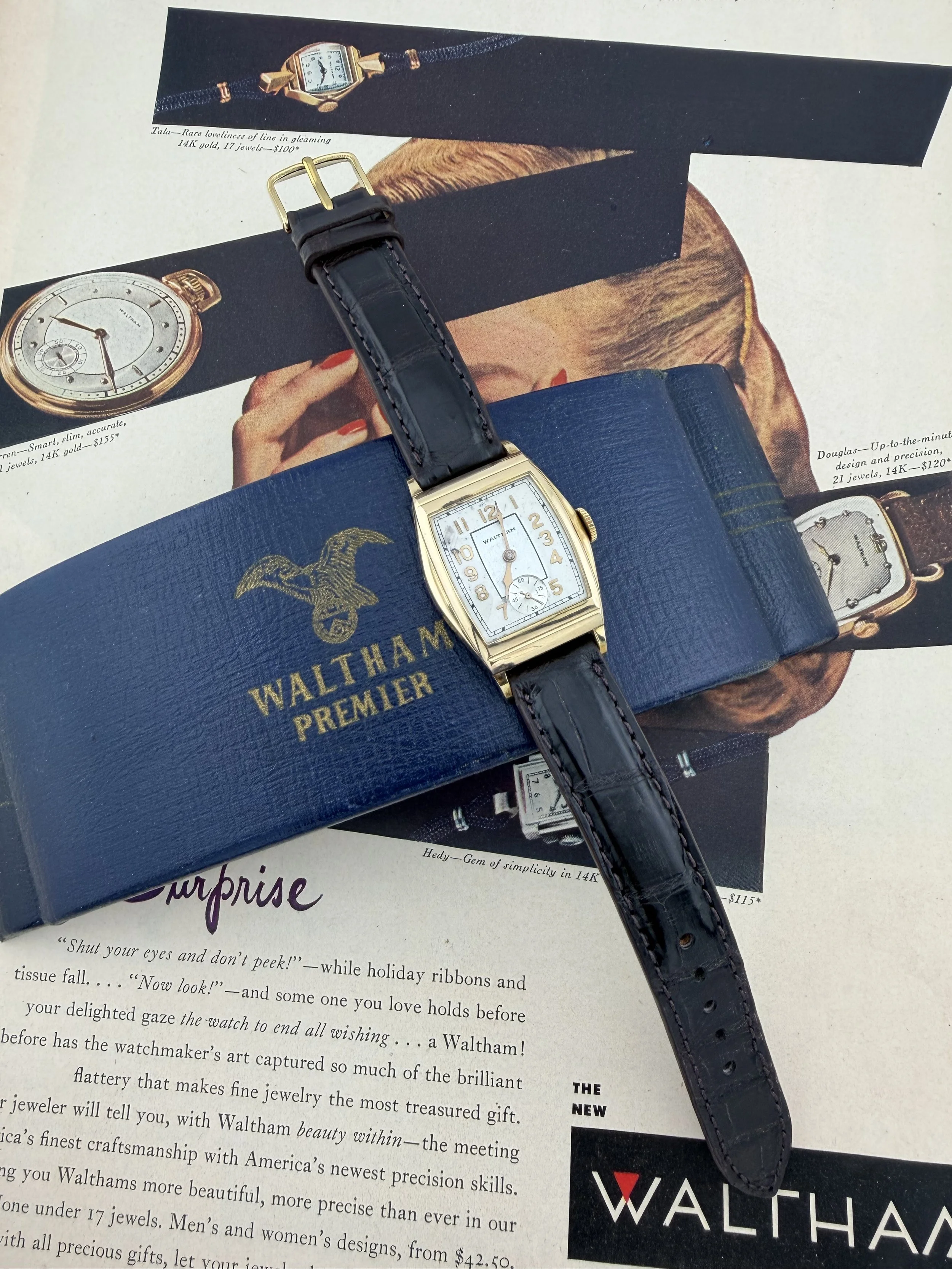 Waltham Art Deco Tank Watch | Grade No. 609 | Manual Wind | Circa 1937
