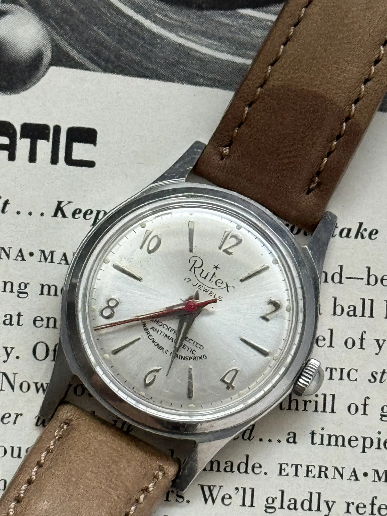 n*n様 ROTEX 17JEWELS 腕時計 ジャンク品 Vintage Rutex Military-Style Watch | 17 Jewel Swiss Manual Wind