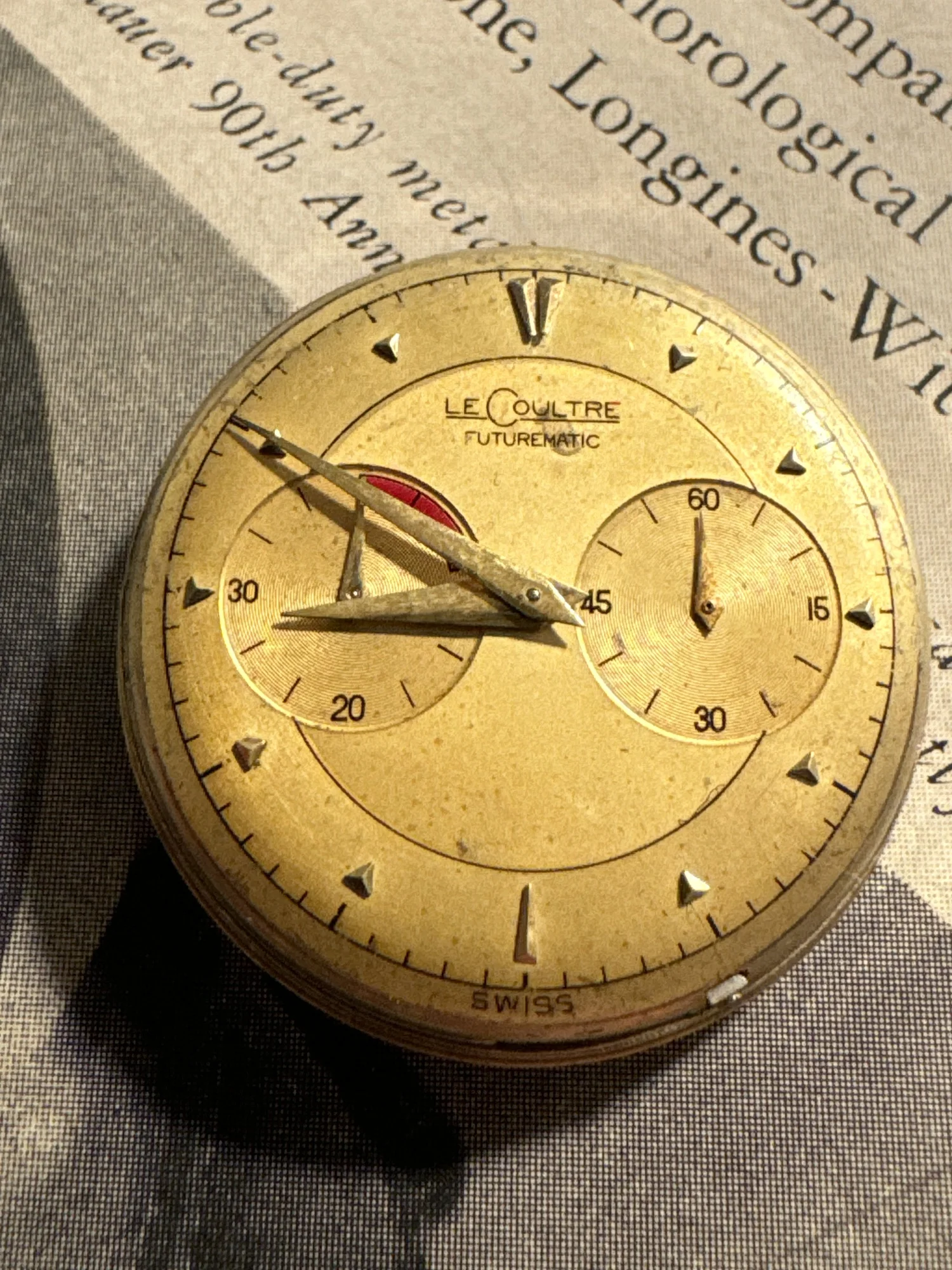 1950s Jaeger-LeCoultre Futurematic Mid-Century Modern Grail