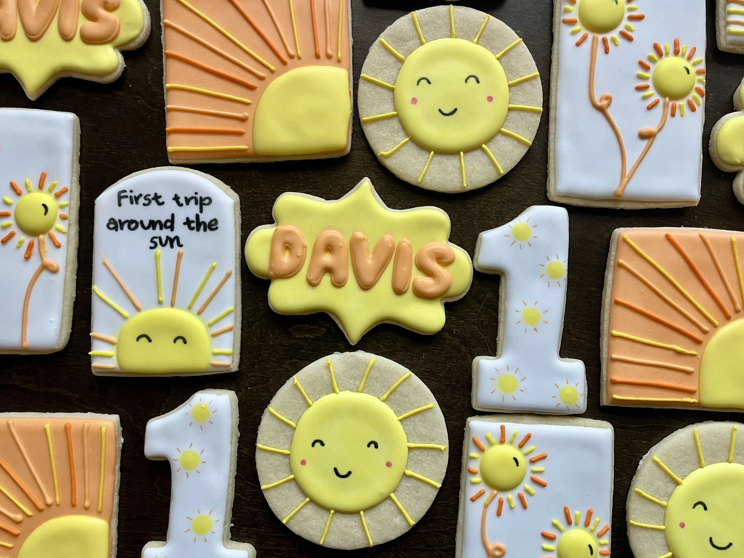 First Birthday Cookies