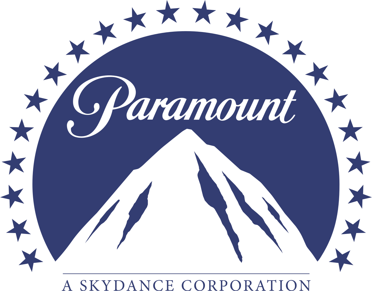 Paramount logo with mountain and star border, text 'A Skydance Corporation' below.