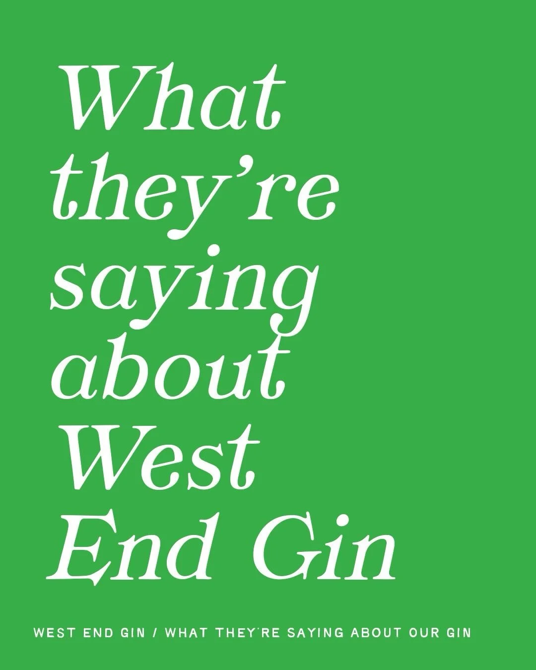 A reminder that real gin still exists. 😉