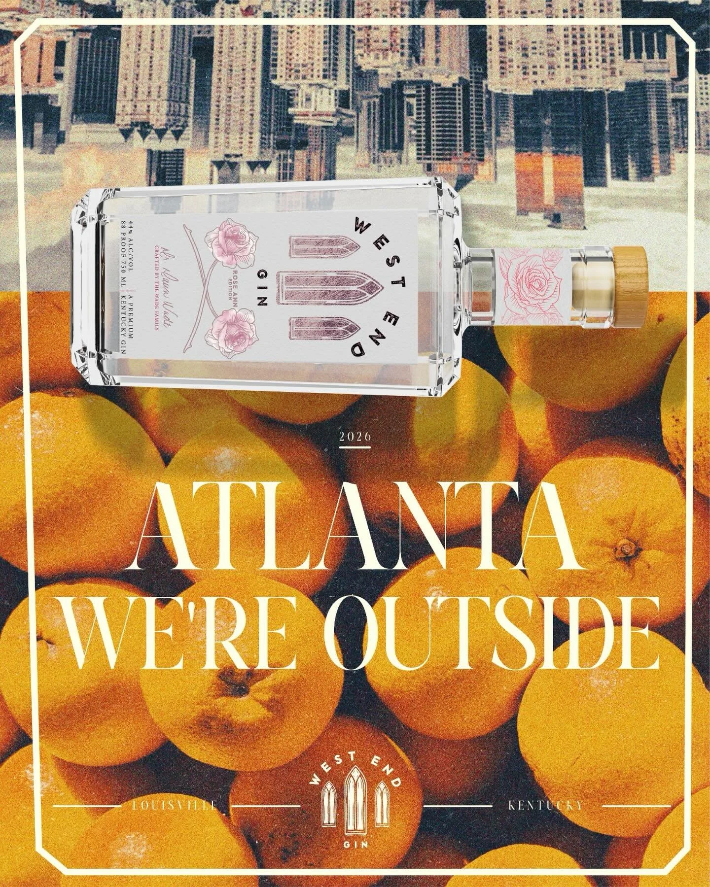 Outside just got a little more grown. 🥂