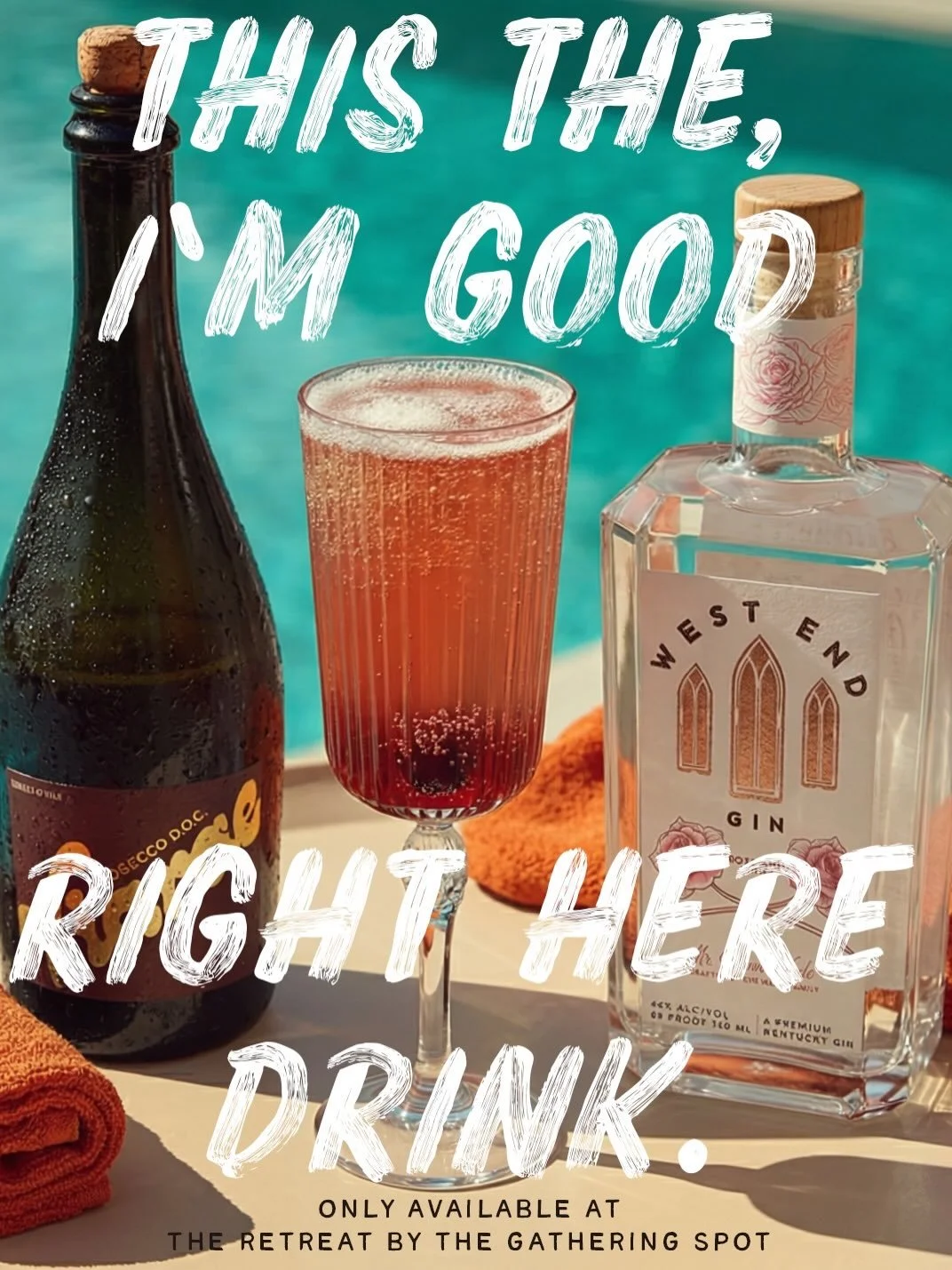 The right drink in the right place. That&rsquo;s the whole point 🥂

Try our 75/85 North cocktail at @retreatbytgs 👌🏾