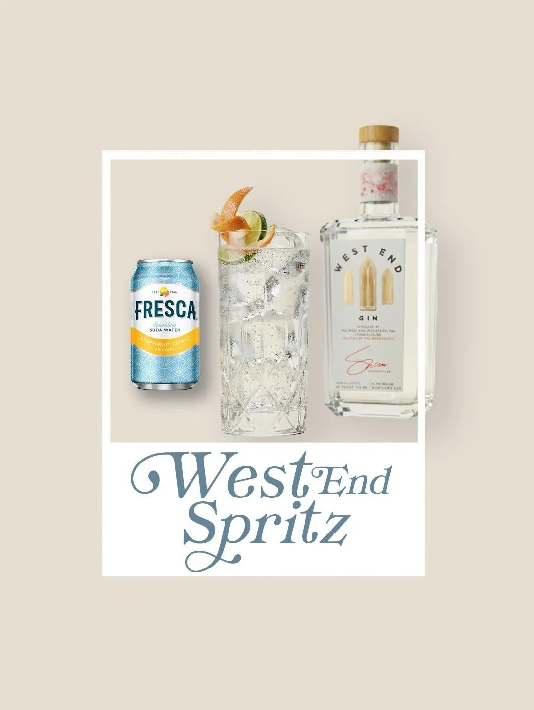 The Spritz didn&rsquo;t come to play. 🍋
Happy #NationalBeverageDay from West End Gin.