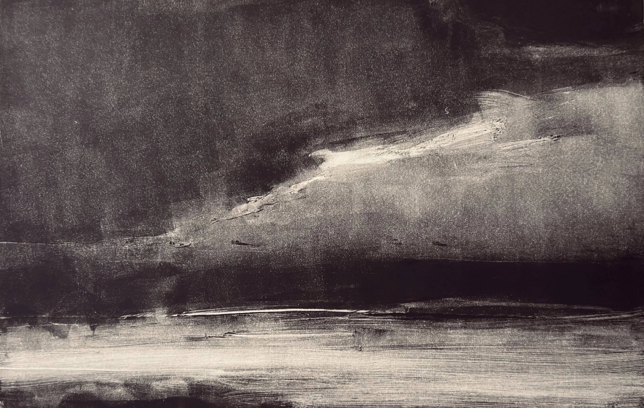 Black & White  (mixed media)