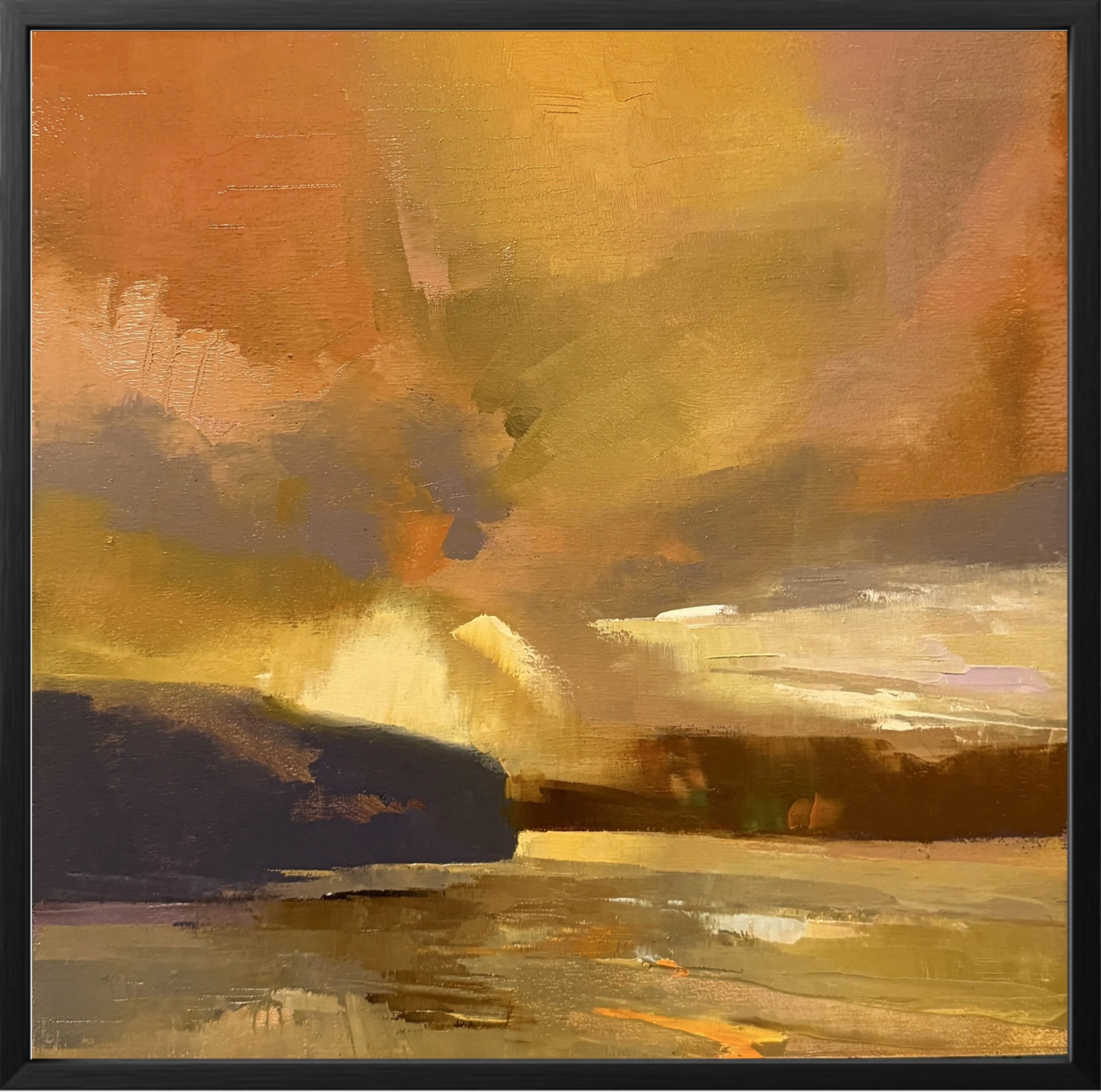 "Suffused In Brilliance" 12x12 Oil on Cradled Panel -2025 (sold)🔴  