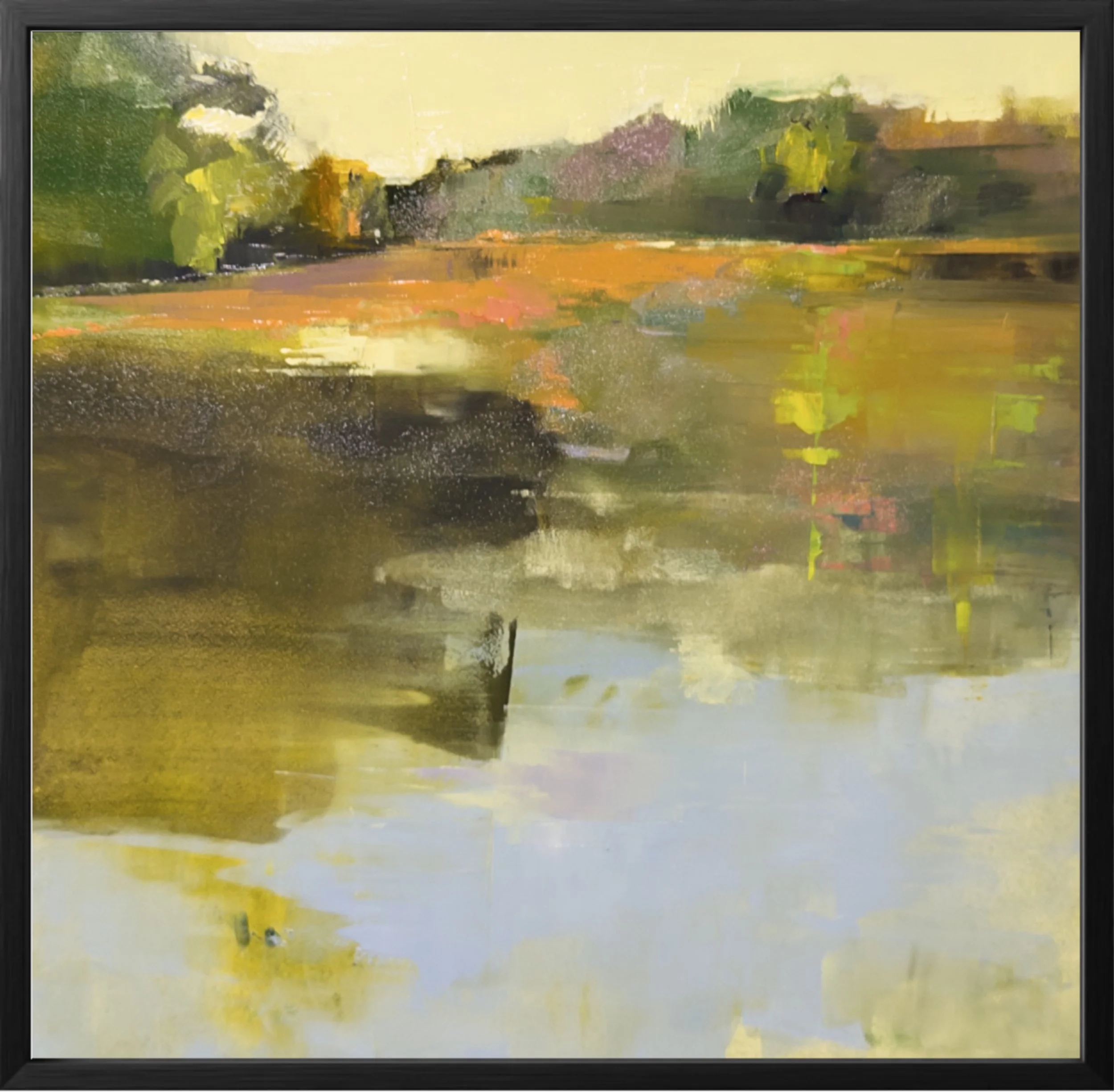 "A momentary Trance"  12x12 Oil on panel-2025
$550 includes framing