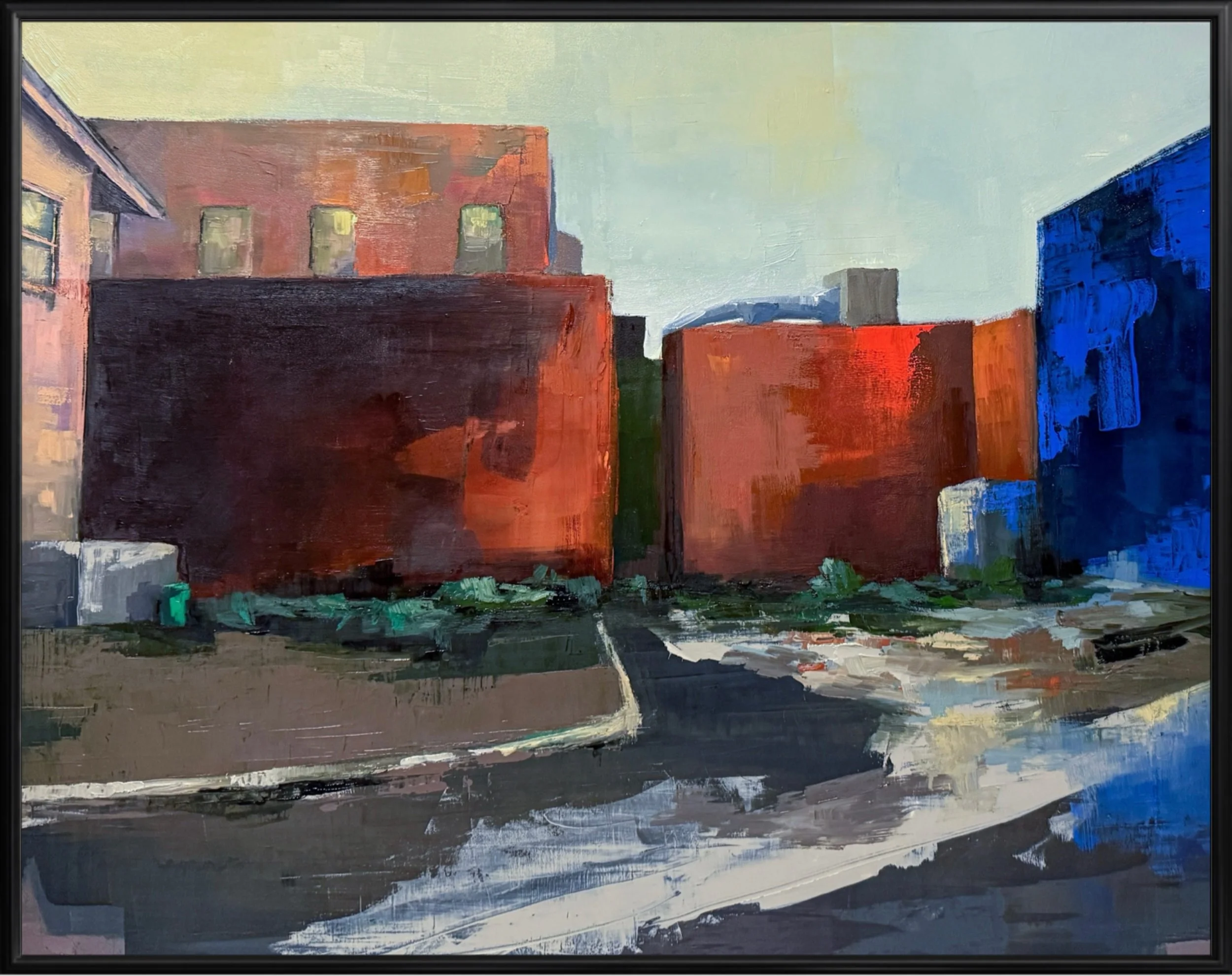 "Corner Lot" 
16x20 Oil on panel-2025
$860 includes framing