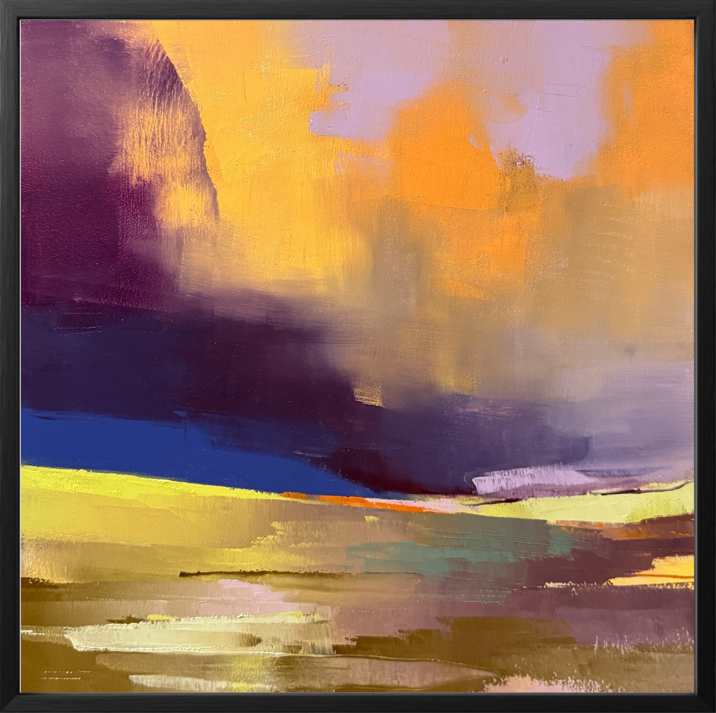 "Wild Hour" 12x12 Oil on Cradled Panel -2025
$550 includes framing