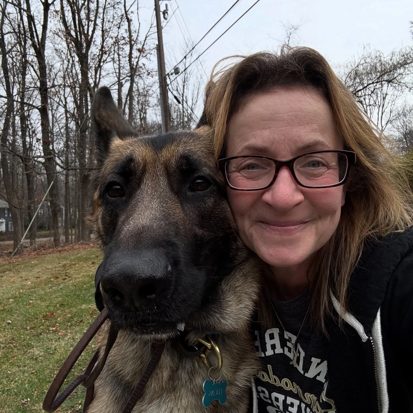 Saw an old friend today ❤️ 
~~~~~~~~~~~~~~~~~~~~~~~~~~~~~~~~~~~~~~~~
#njcc #dogtrainer #balanceddogtrainer #obediencetraining #behaviormodification #happythepittie&nbsp;#rescuedog&nbsp;#rescuepit #pitmix #neutraldog #demodog&nbsp;#lucas #gsd #adoptdo