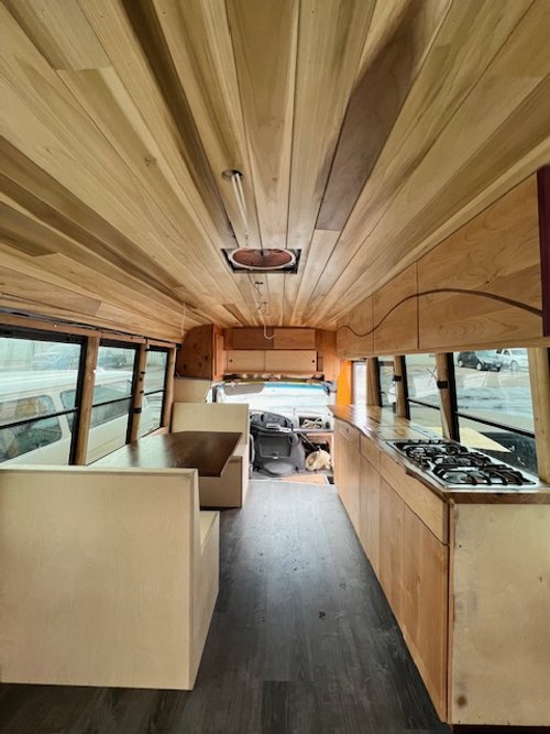 Interior of finished conversion build