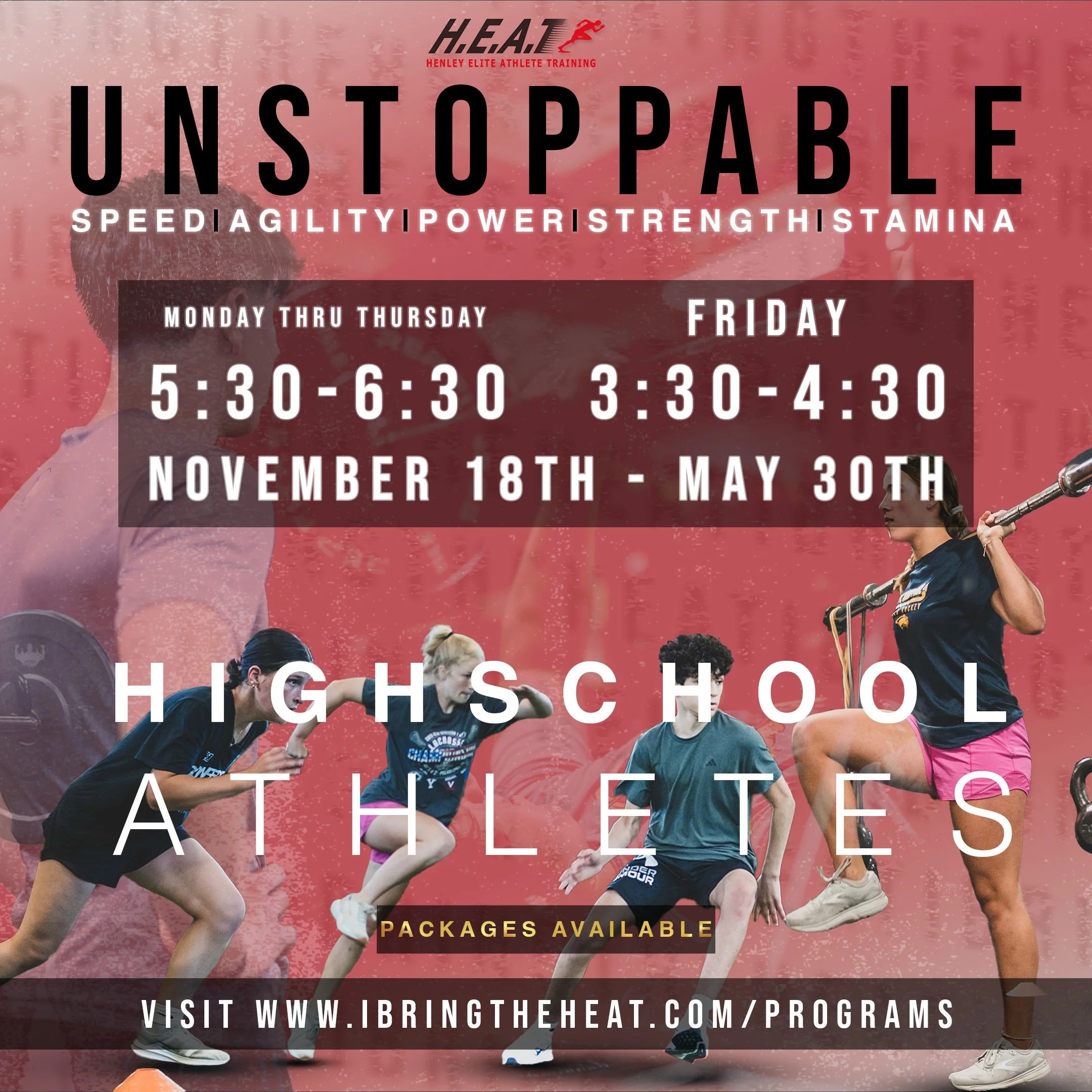 Unstoppable Sign - Up — H.E.A.T - Henley Elite Athlete Training