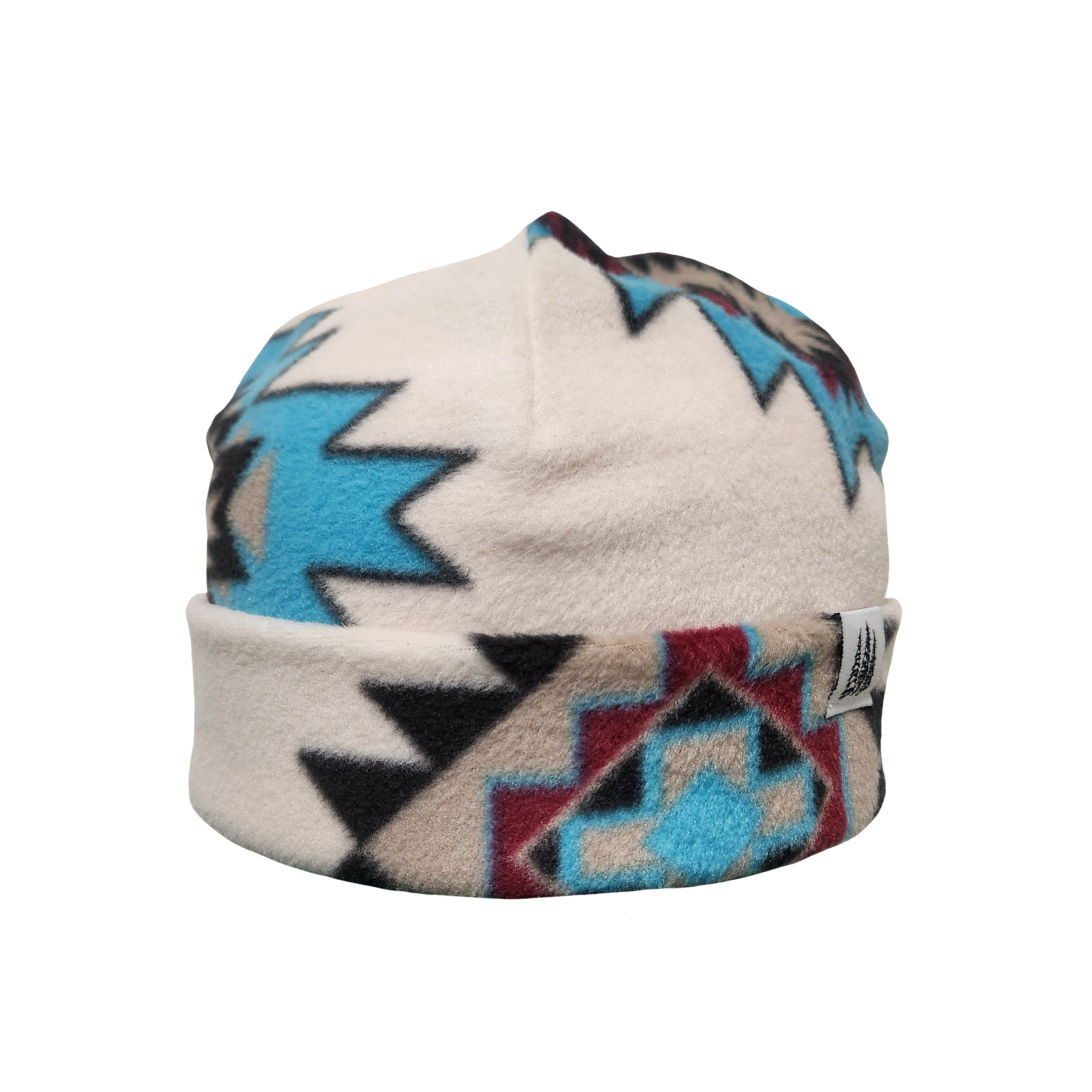 Cream Aztec Two Tone 2.0 Fleece Toque.PNG