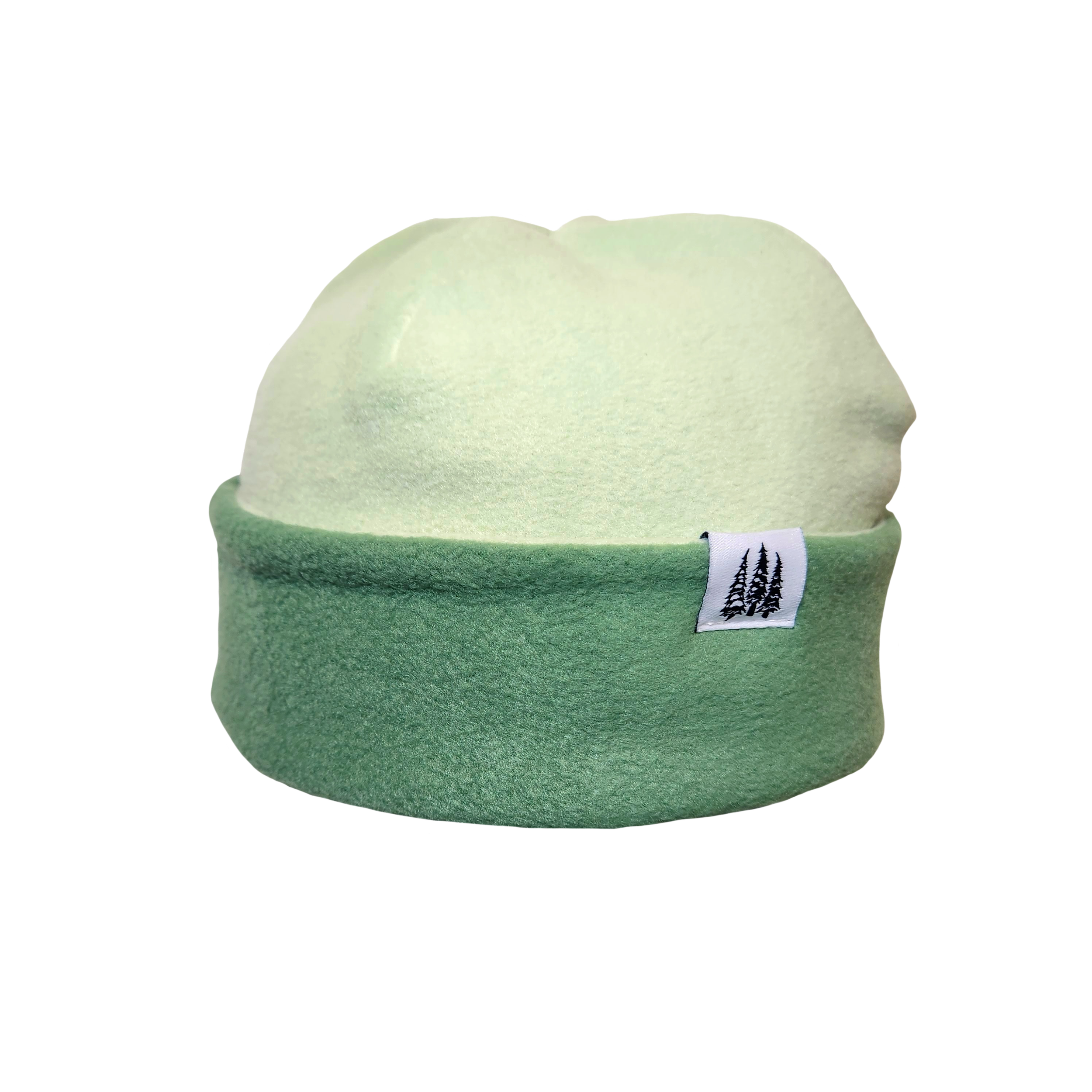Green Reversible Two Tone Fleece Toque.PNG