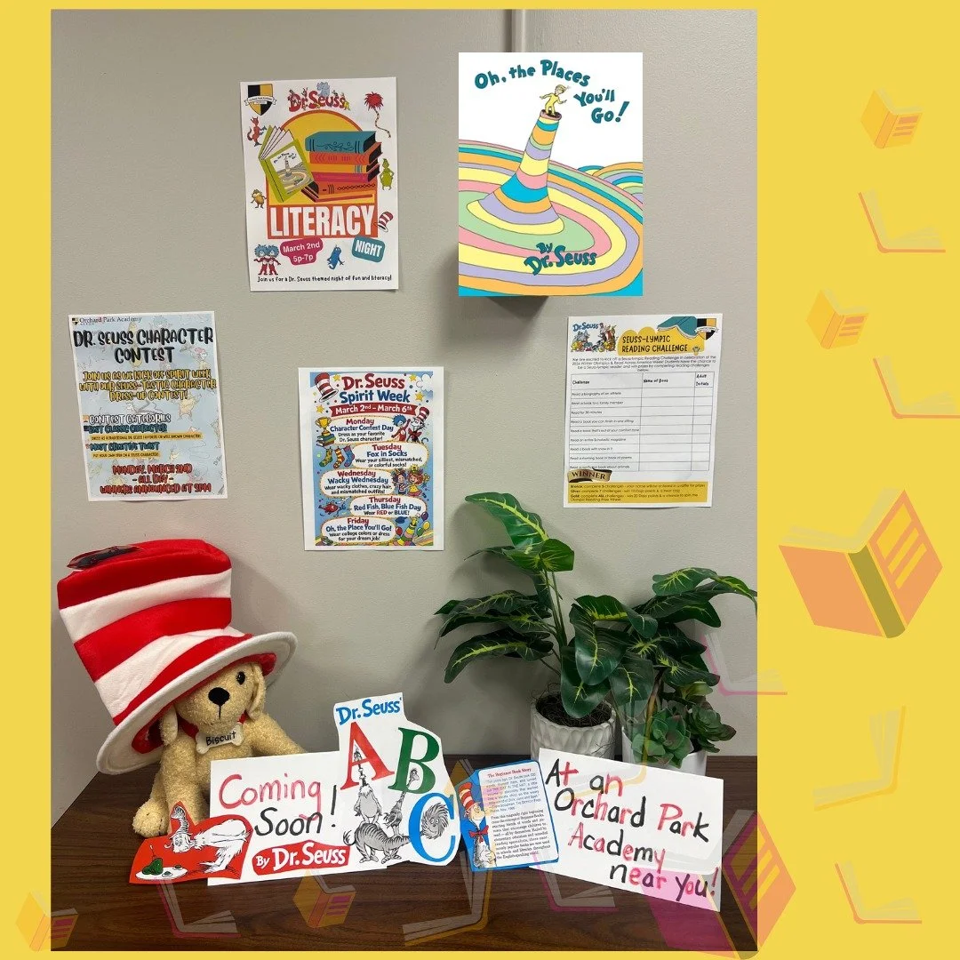 GET READY!!!! 😁 It's Dr. Seuss week at OPA-Akron!! Oh, the fun we're going to have!!! 📚❤️💛 #DrSeussWeek #OPAAkron #BRAVEWarriors #ReadAcrossAmerica #AkronSchools #LiteracyIsLife