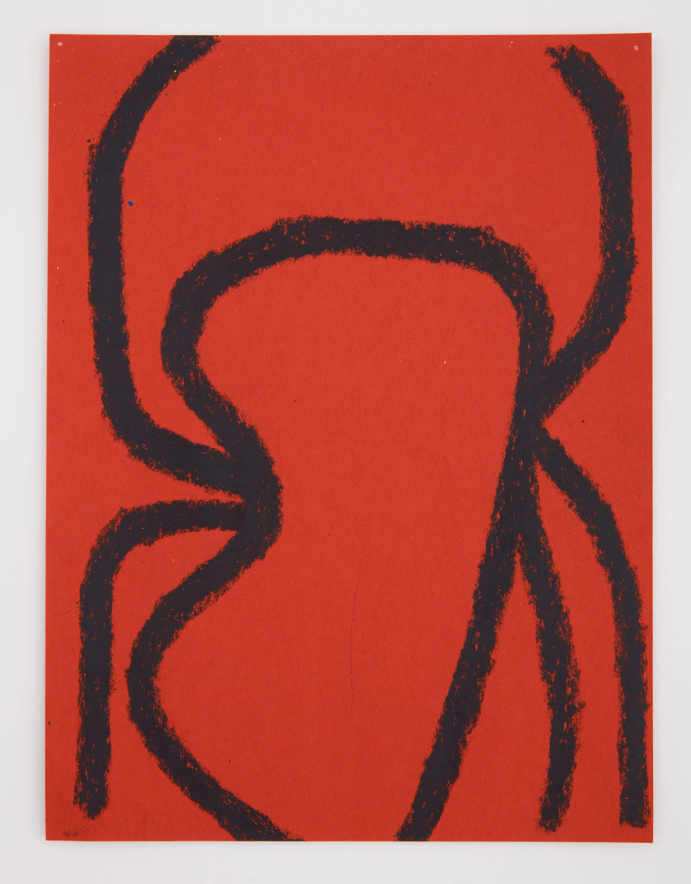 July 26th, 2024.  Beeswax crayon on acid-free construction paper. 9" x 12"