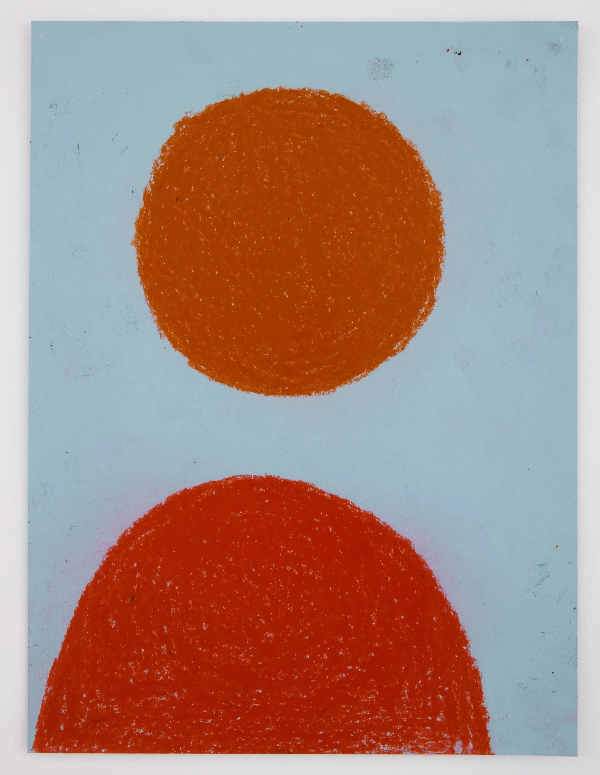 May 11th, 2024.   Beeswax crayon on acid-free construction paper. 9" x 12"