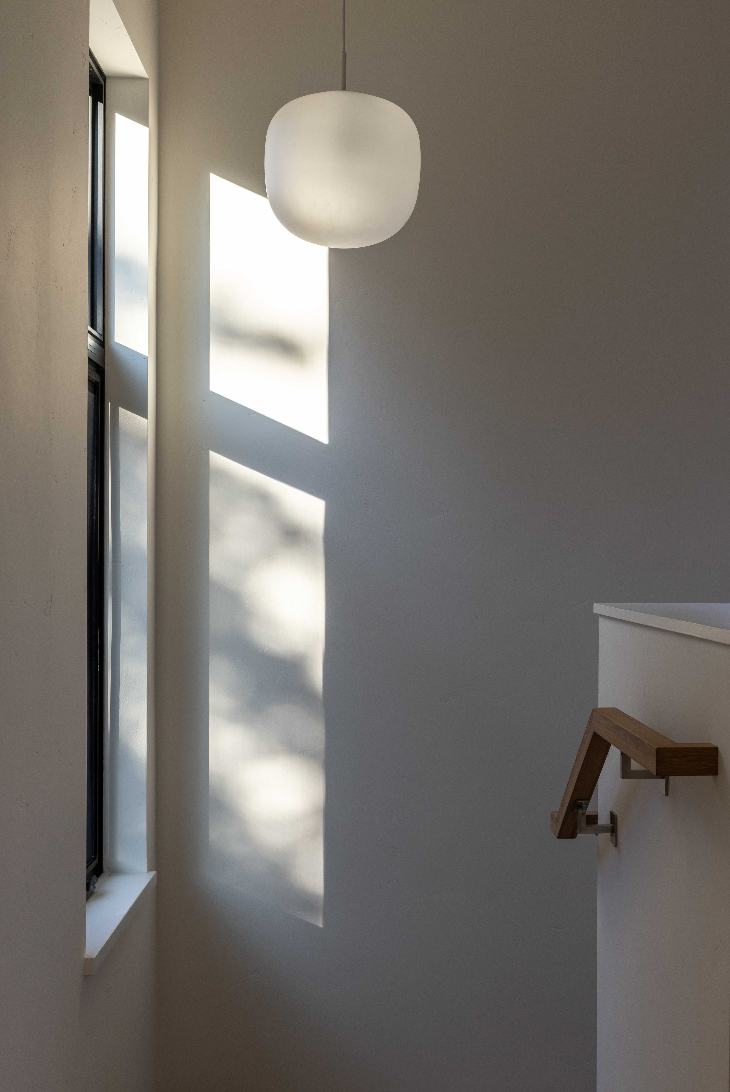 Stairwell with evening light