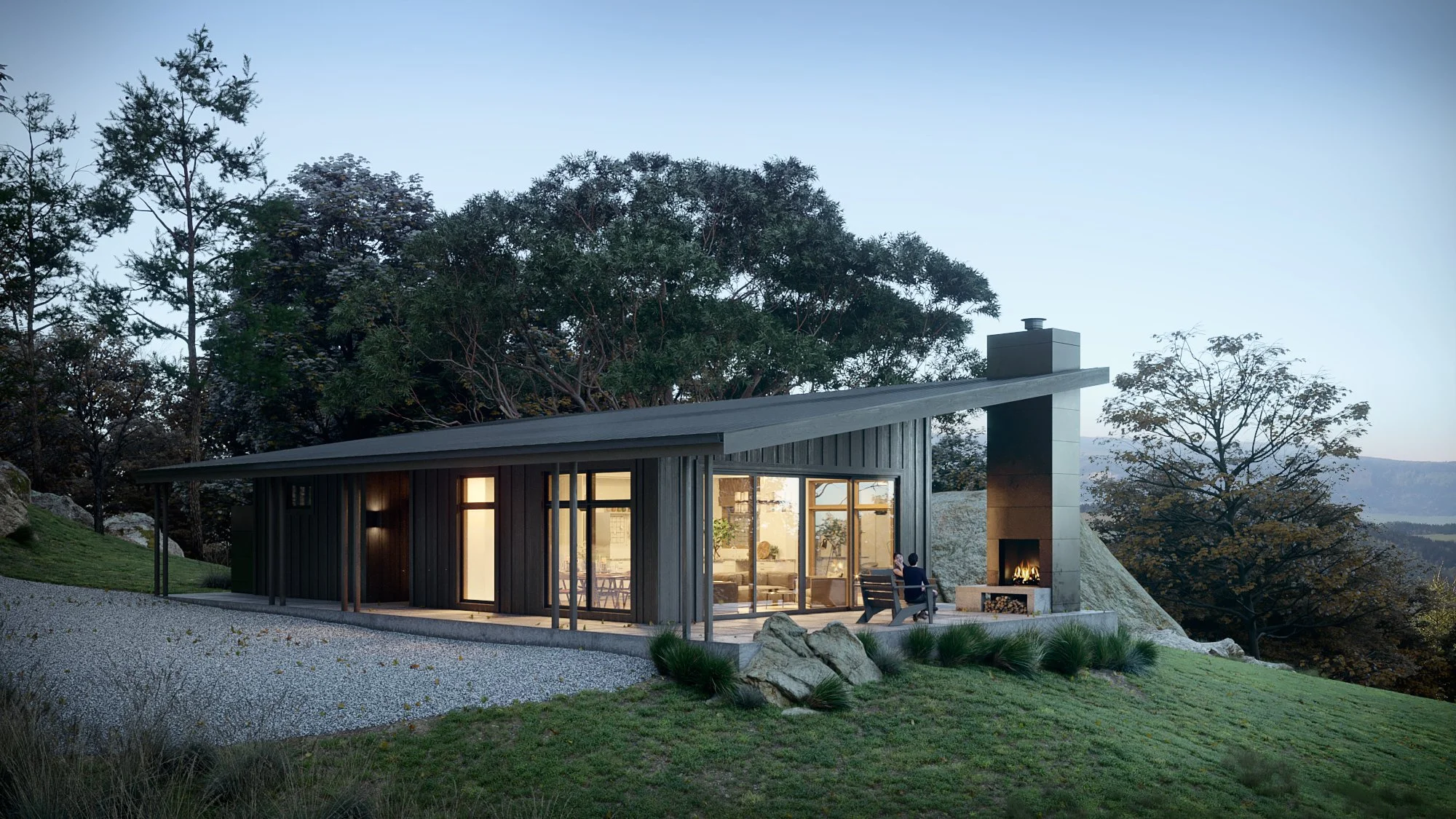 Stripped Rock Retreat (unbuilt)