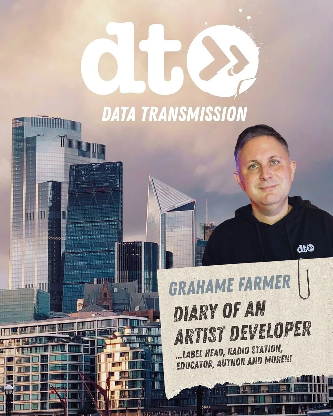 From club nights at Turnmills to running one of the biggest dance music platforms out there &mdash; @grahamefarmer has seen it all.

17 years on, Data Transmission @datatransmission is more than a blog: it&rsquo;s a radio station, 5 labels + an artis