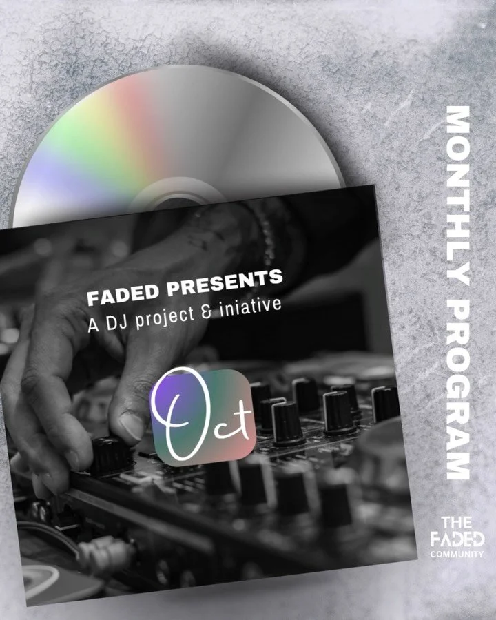 Welcome to the October program of the FADED PRESENTS PROJECT.

All events are guided by @thefadedcommunity and supported by @club_makossa in the heart of Dalston 

Slide 2: What is Faded Presents explainer 

🎵
Slide 3: Faded Presents Project: New Wa