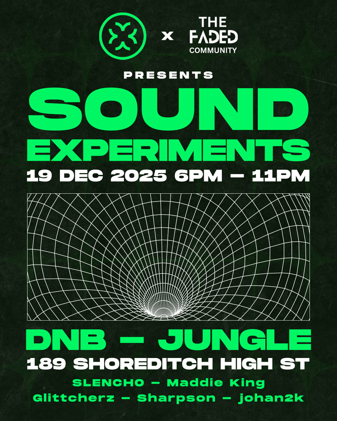 Lab.club x Faded: Sound Experiments (DnB/ Jungle night)