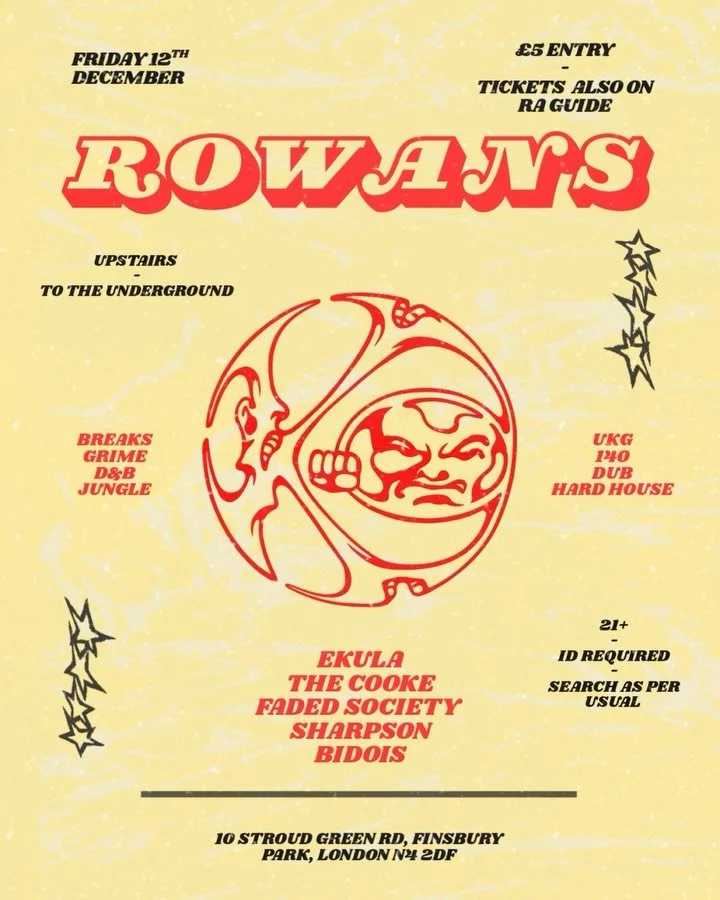 This FRIYAY is extra special at @rowans_tenpin_bowl , because we have a lit lineup who happen to come from our Faded community and the @back2backDJbattle roster! 

UPSTAIRS&hellip; to the underground!
&pound;5 tickets at door or RA
@rowans_tenpin_bow