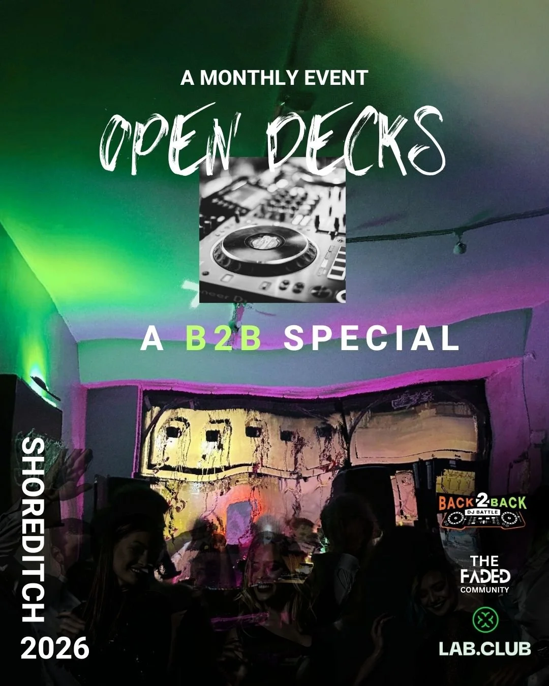 Open decks x Lab.Club (B2B special)
