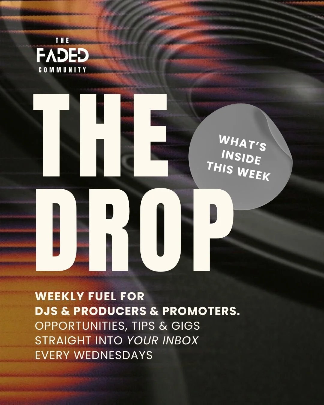 Introducing the brand-new weekly fuel for DJs, music producers and indie promoters.

Every Wednesday we drop straight-to-the-point tips, resources and real opportunities for grassroots trying to move forward in music.

No noise. No gatekeeping. Just 
