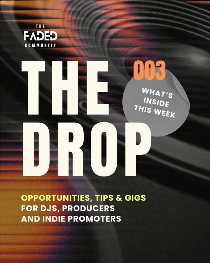 Every Wednesday we drop things you want to know, straight into your inbox

This is weekly fuel for DJs, music producers and indie promoters > Resources, Opportunities, Gigs, How-to&rsquo;s&hellip;!

No noise. No gatekeeping. Just what you actually
