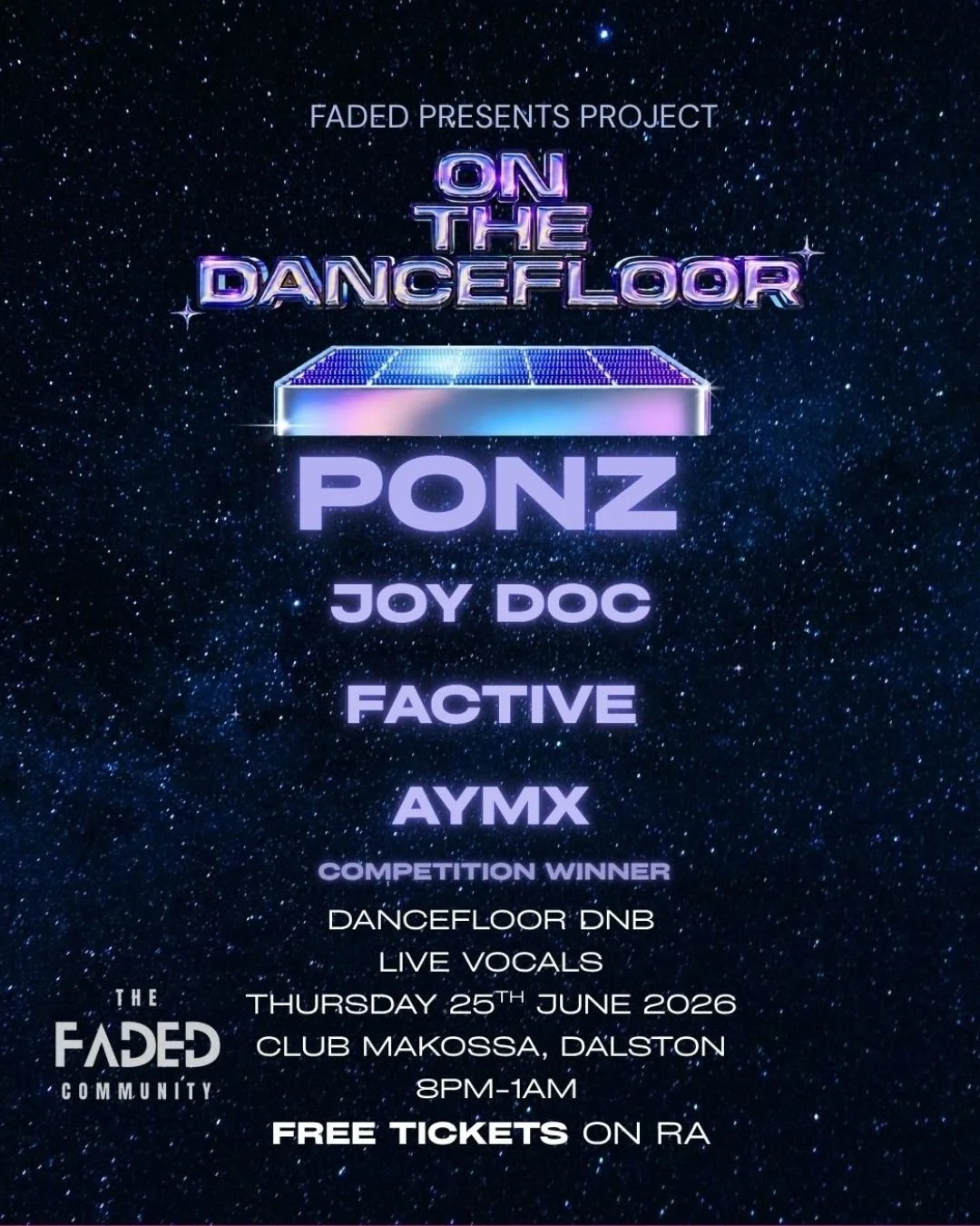 Faded Presents Project: On the Dancefloor