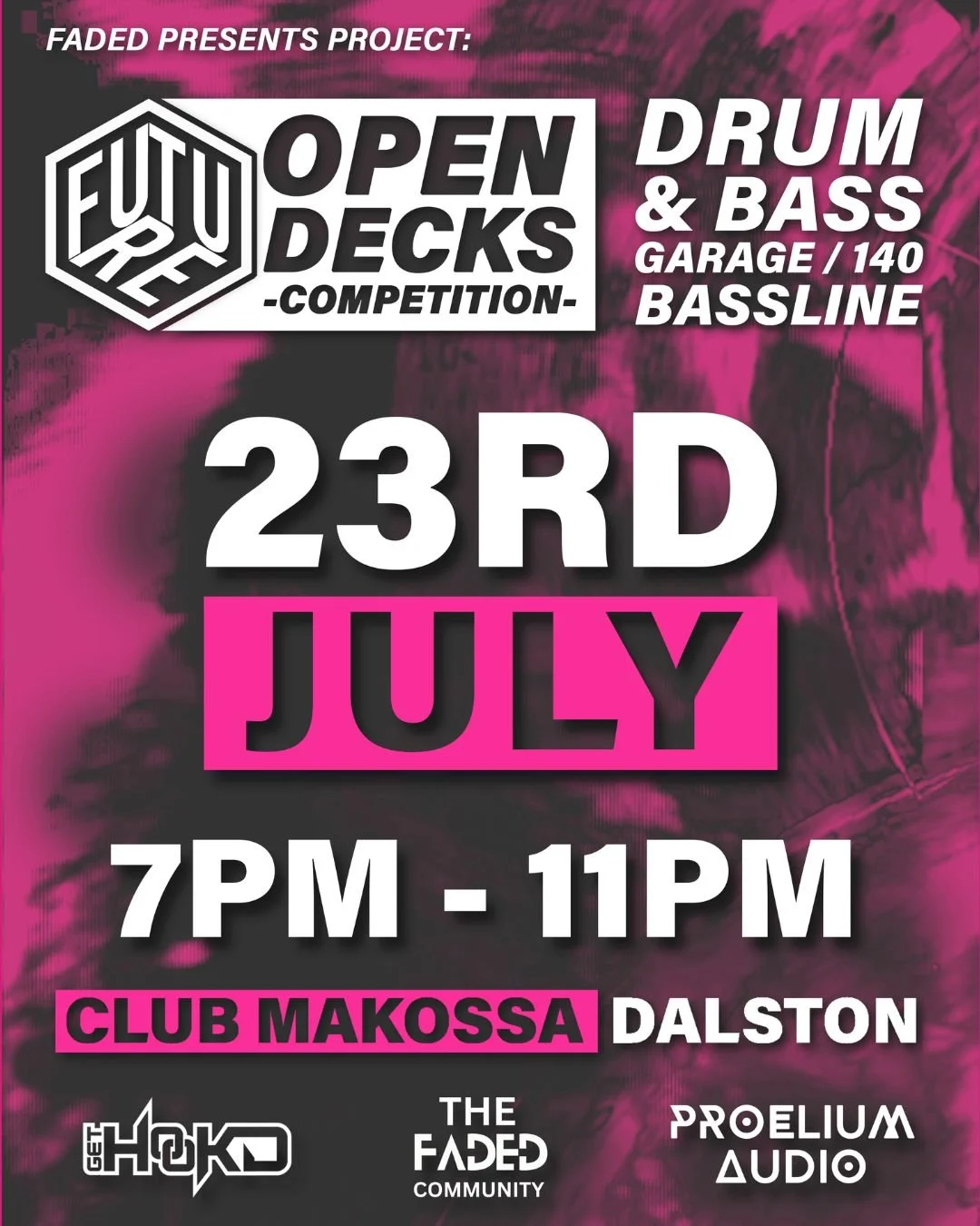 Get Hook'd open decks - 7pm-11pm