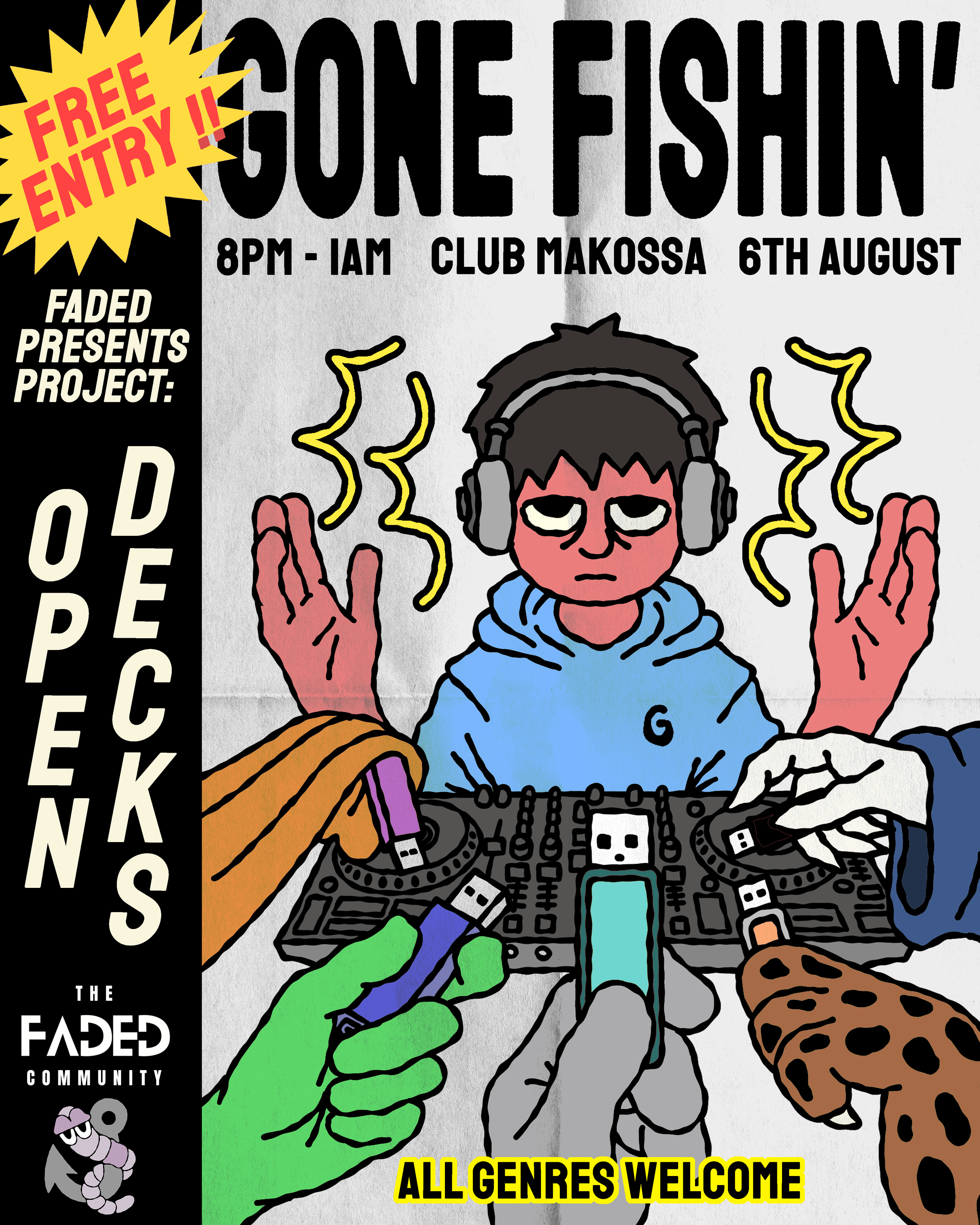 Faded Presents Project: Gone Fishing Open decks